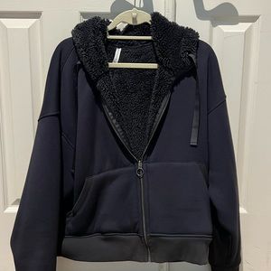 Athleta fur zip up